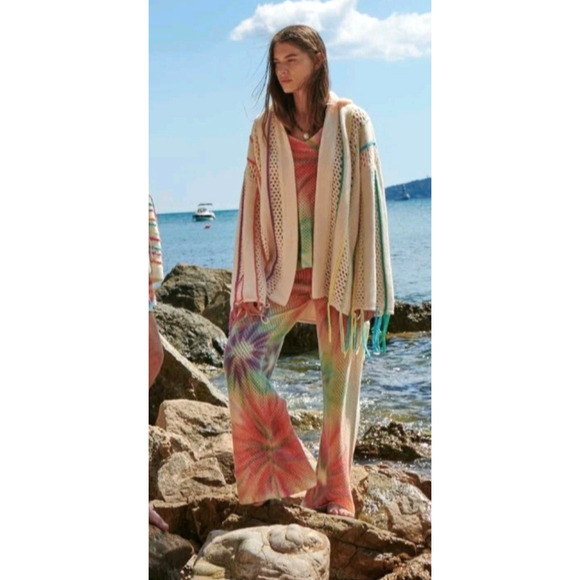 CANESSA Italy 100% cashmere travel goop fave jupiter jungle pants nwot $1,010 s - Picture 13 of 14